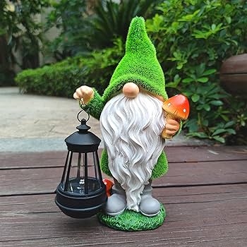 Amazon.com: VIOYOUNS Solar Gnomes Garden Statues,Resin Gnome